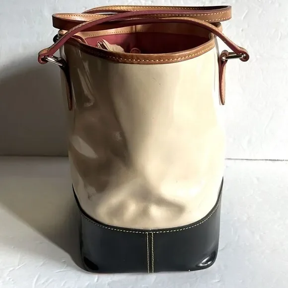 Dooney & Bourke Beige/Navy shoulder bag - Picture 4 of 16